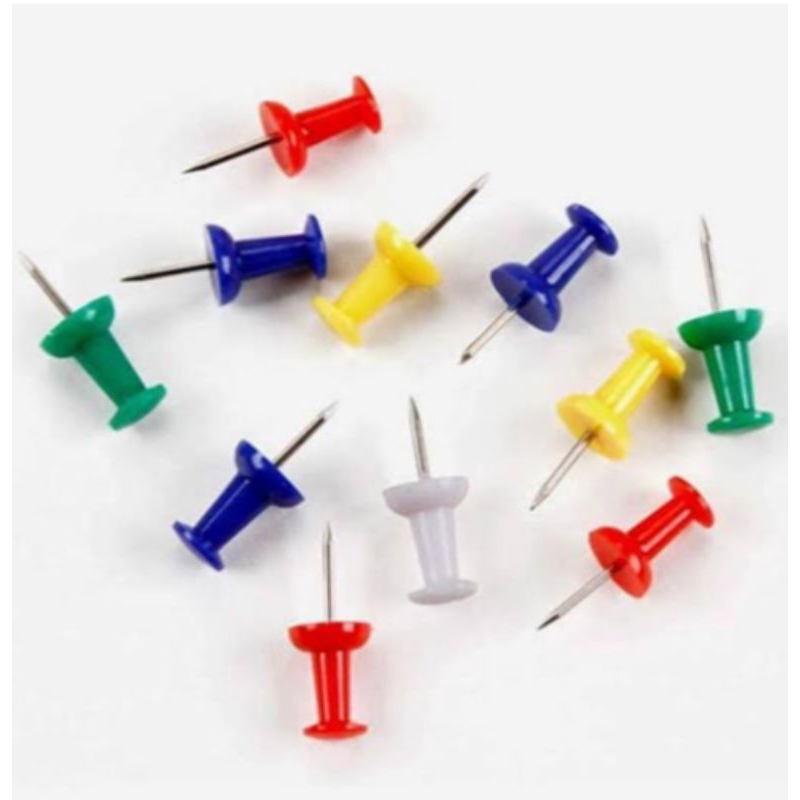 Jual (1 pack) Push pins/paku mading/push pin | Shopee Indonesia