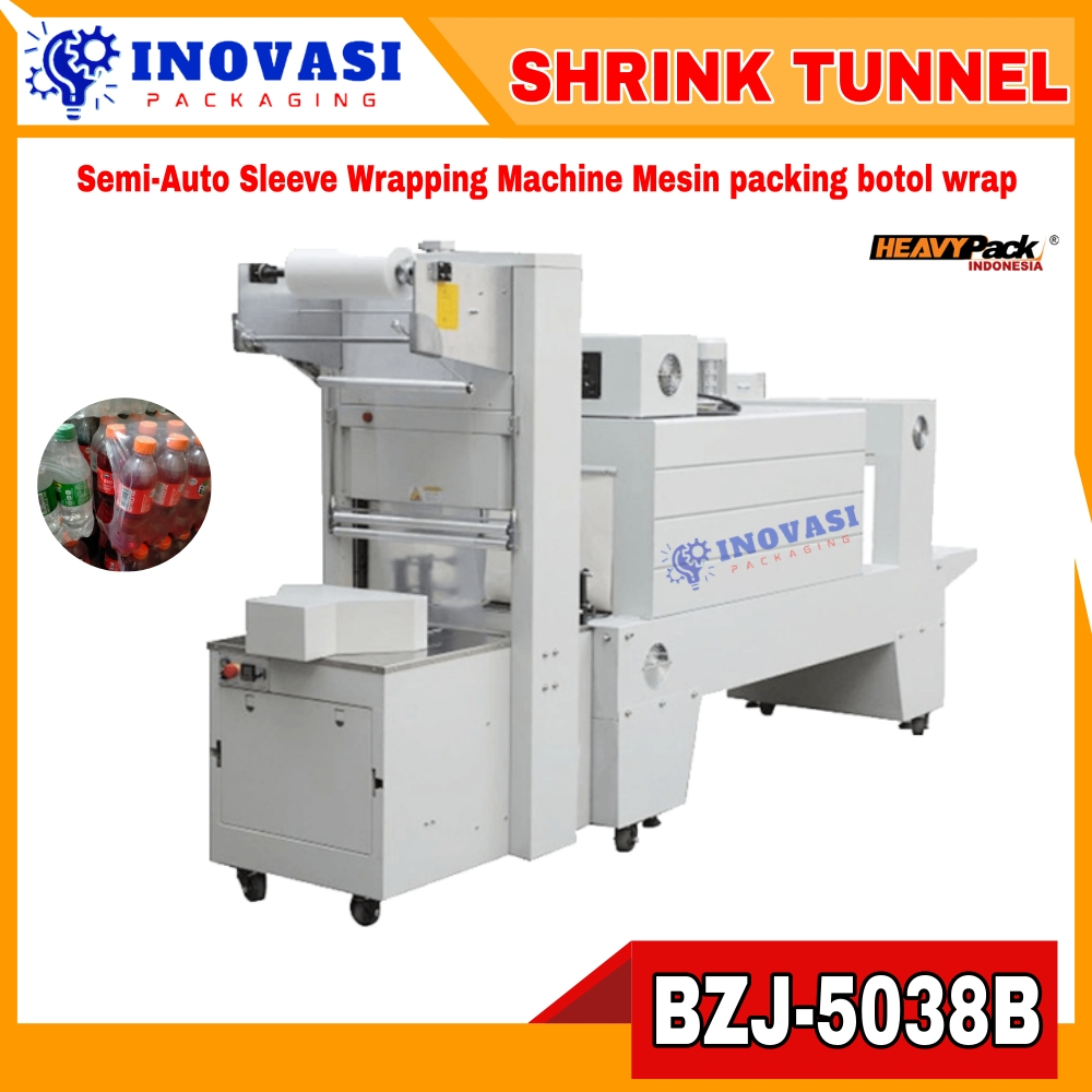 Jual Mesin Shrink Tunnel Semi-Auto Sleeve Wrapping / Mesin Penyusut ...