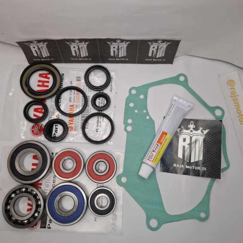 Jual BEARING RASIO 2PH + SEAL KOMPLIT + PAKING GARDAN + LEM PAKING MIO ...