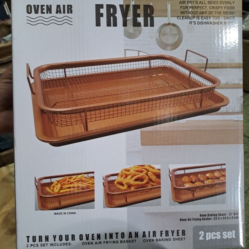 Jual Home Fryer • Cooper Crisper Tray Fika Oven Tray Peniris