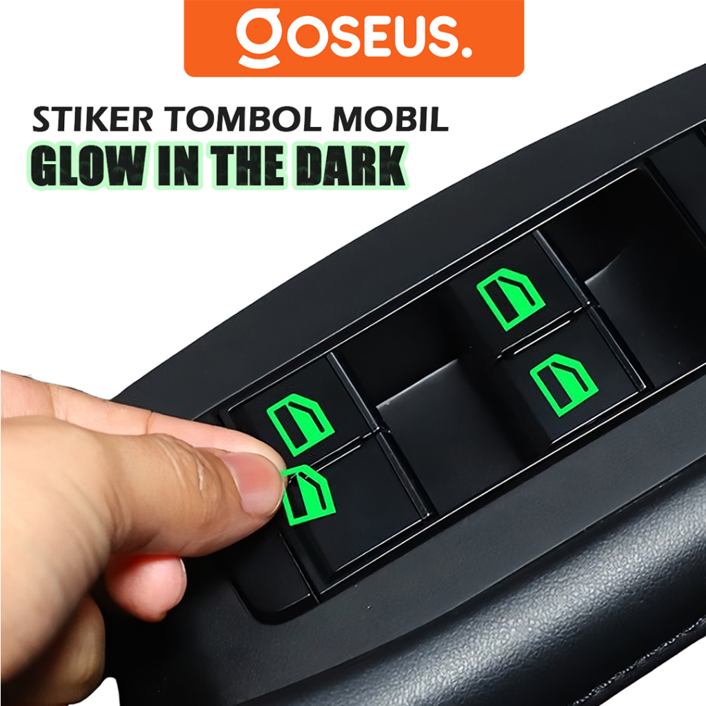 Jual Stiker Tombol Mobil Glow In The Dark Sticker Lampu Interior Mobil ...