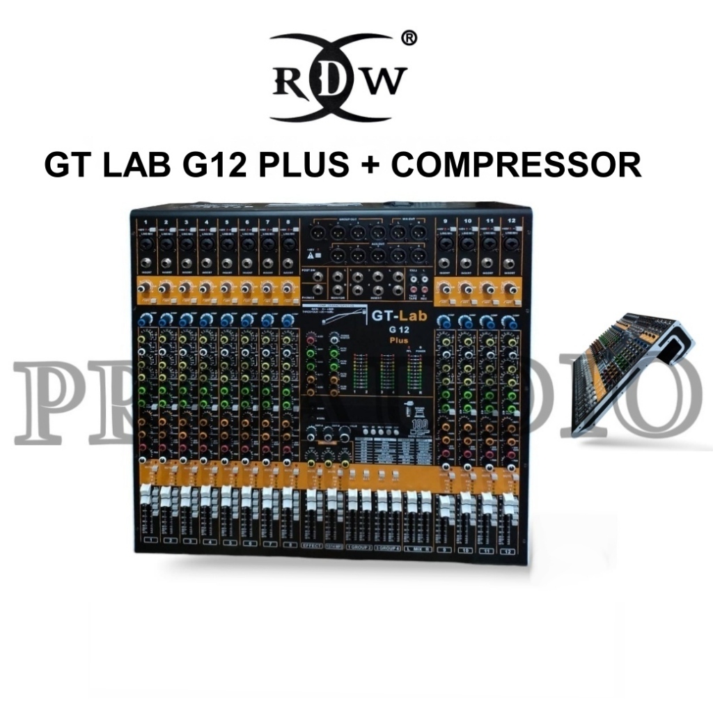 Jual MIXER AUDIO GT LAB 12 GEN II / GT LAB12 GENII DOUBLE EFFECT / G 12 ...
