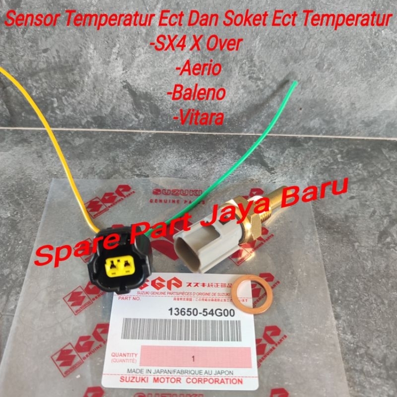 Jual Sensor Ect Temperatur Dan Soket Ect Suzuki SX4 X Over Baleno Aerio ...