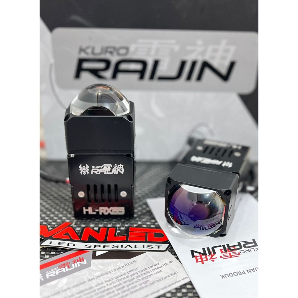 Jual Projector biled matrix kuro raijin rx65 2 inch blue lens laser ...