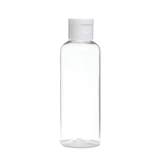 Jual BOTOL CLEAR FLIPPTOP PET 100ML FLIPTOP FLIP TOP BENING CLEAR ...