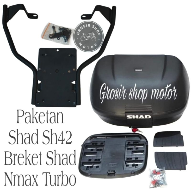 Jual Paketan Box Shad Sh42 Sh 42 Plus Bracket Breket Box Shad Nmax ...