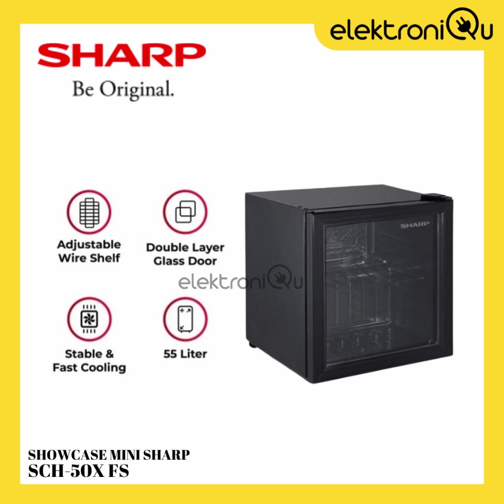 Jual SHOWCASE MINI SHARP SCH-50XFS MINI BAR | Shopee Indonesia