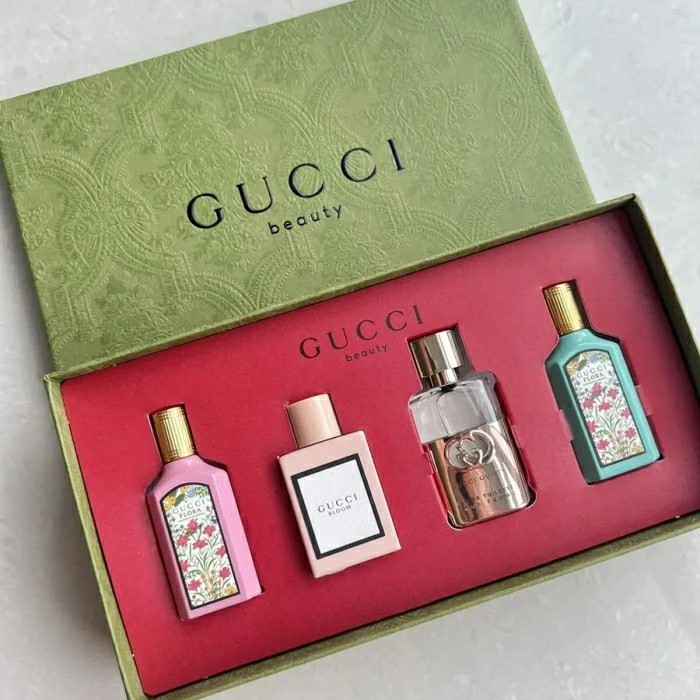 Jual Gucci Parfum 4PCS / Gucci Perfume Travel Set 4×5ml