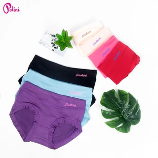 POLINI 3 & 6PCS Celana Dalam Wanita CD Wanita Murah Mid Waist 8828