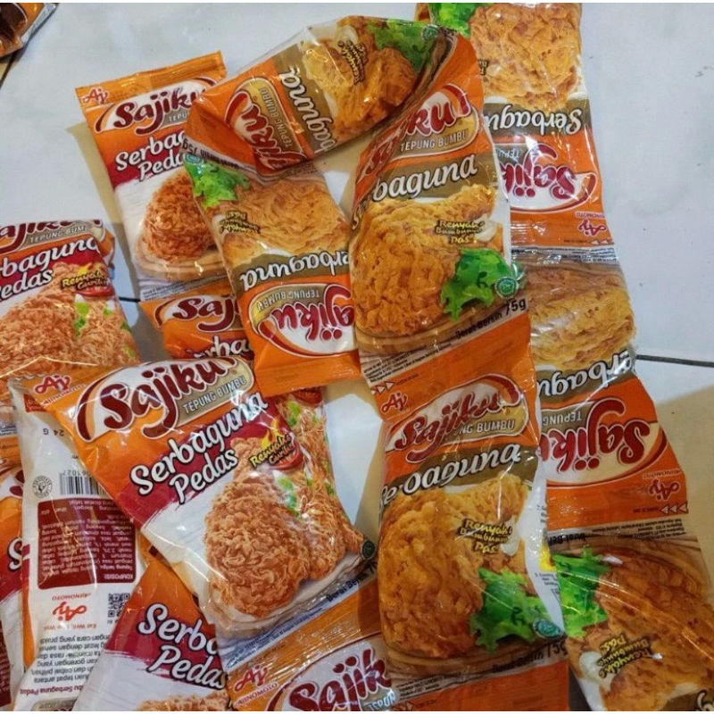 Jual Sajiku Tepung Serbaguna 75 gram 1 Renceng 10 Sachet | Shopee Indonesia