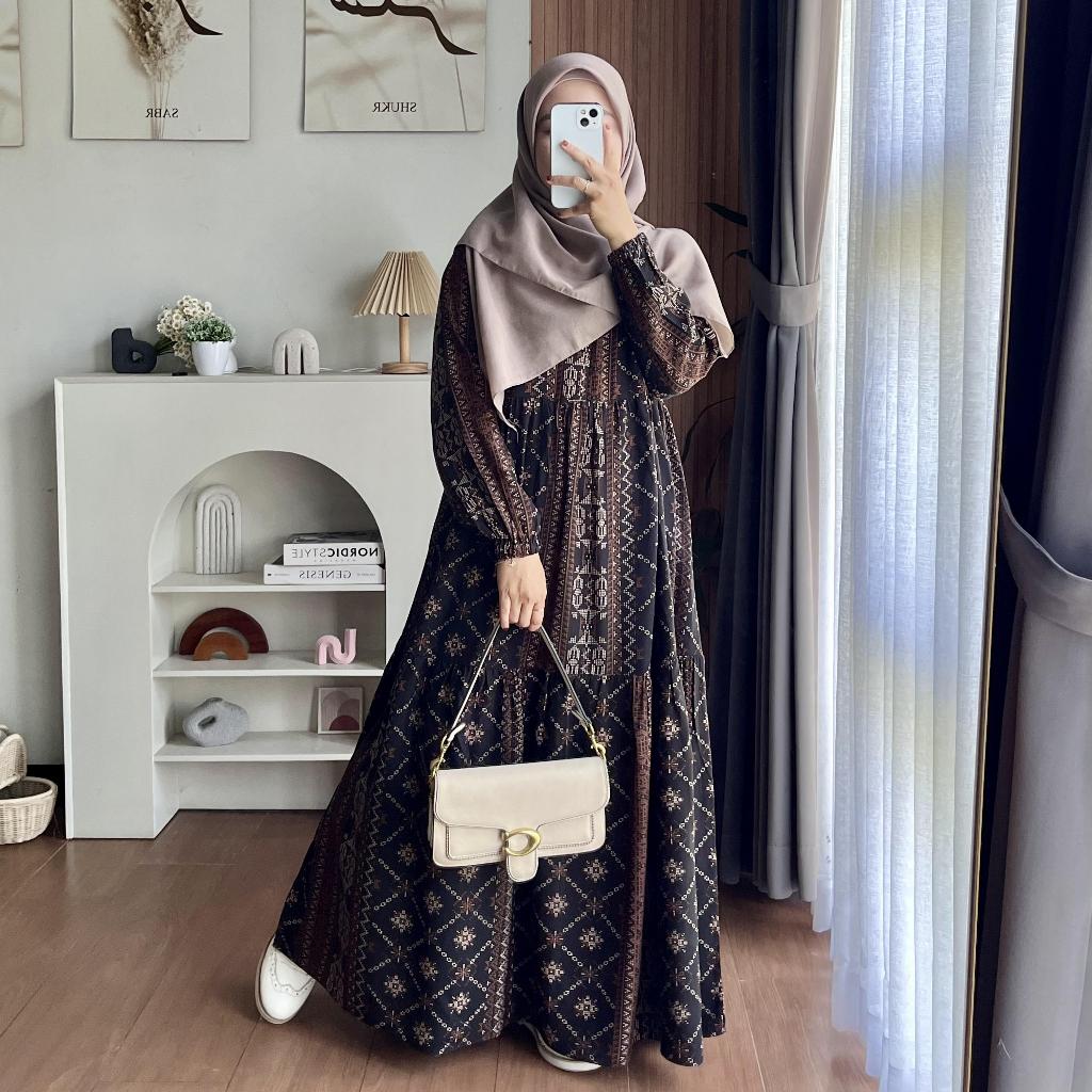 Robe Longue (maxi) Corena 100% Rayon - Noire, Taille L - Neuve Sans étiquettes