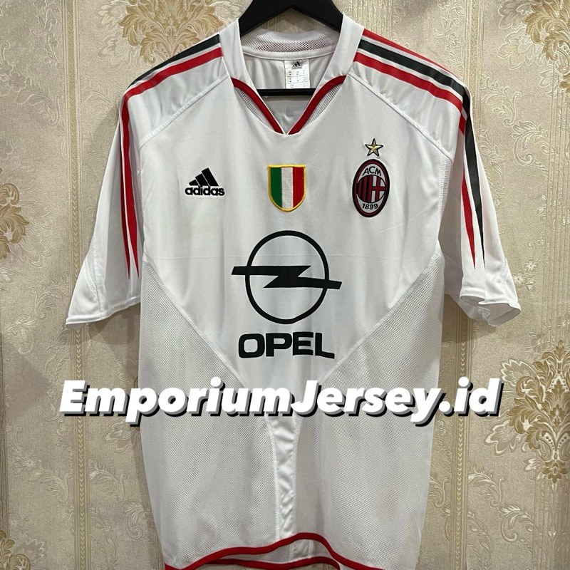 Jual Jersey Retro AC Milan Away 2004/05 Gattuso #8 | Shopee 