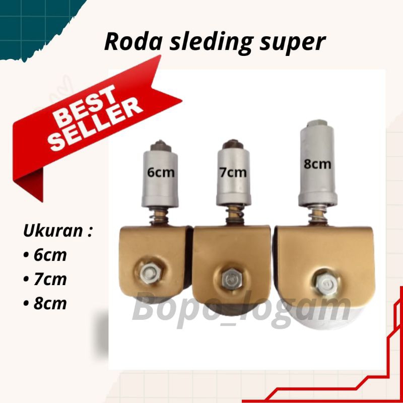 Jual Roda sleding super besi, roda pagar sleeding. roda pagar | Shopee ...
