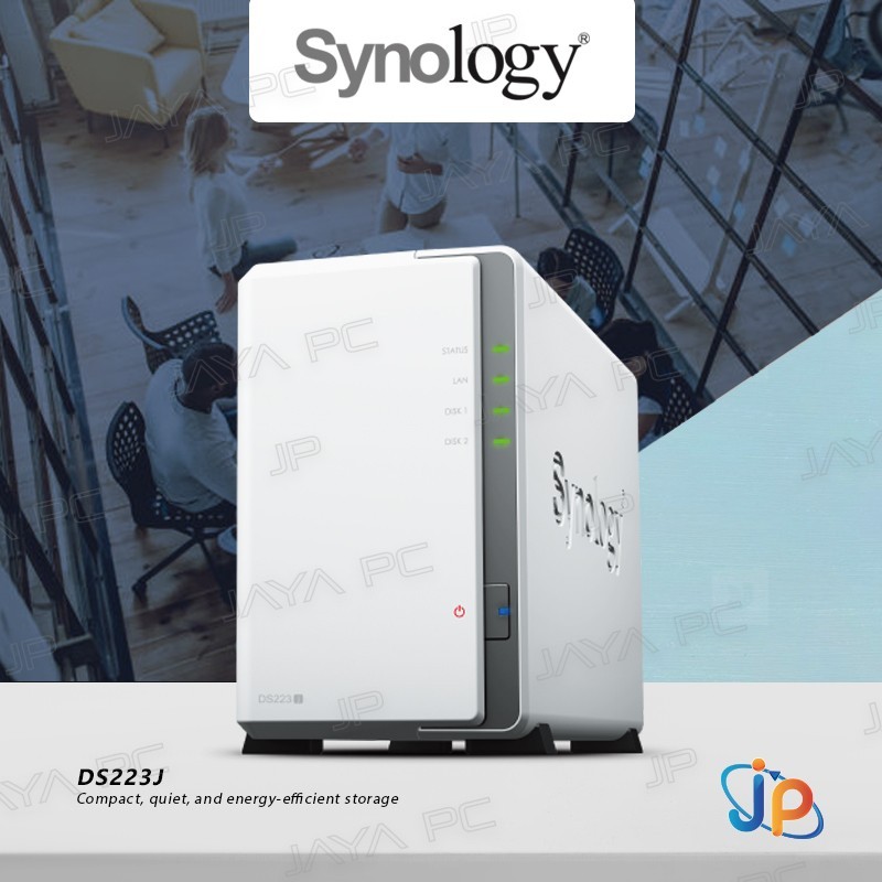 Jual Synology DS223j DiskStation 2-BAY NAS Server Cloud Storage Realtek ...