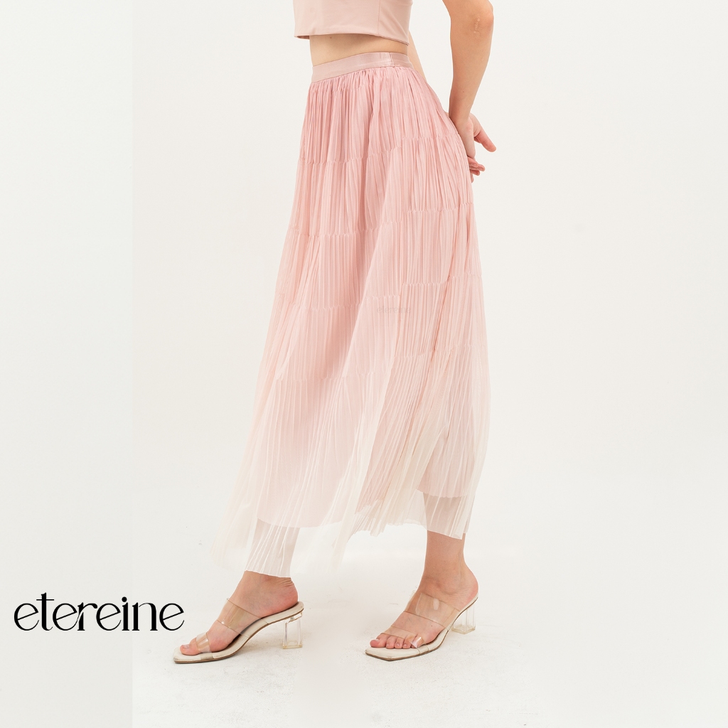 Jual ETEREINE [Rose Rok Tulle] - Rok 2 Lapis Lipat Plisket Panjang ...