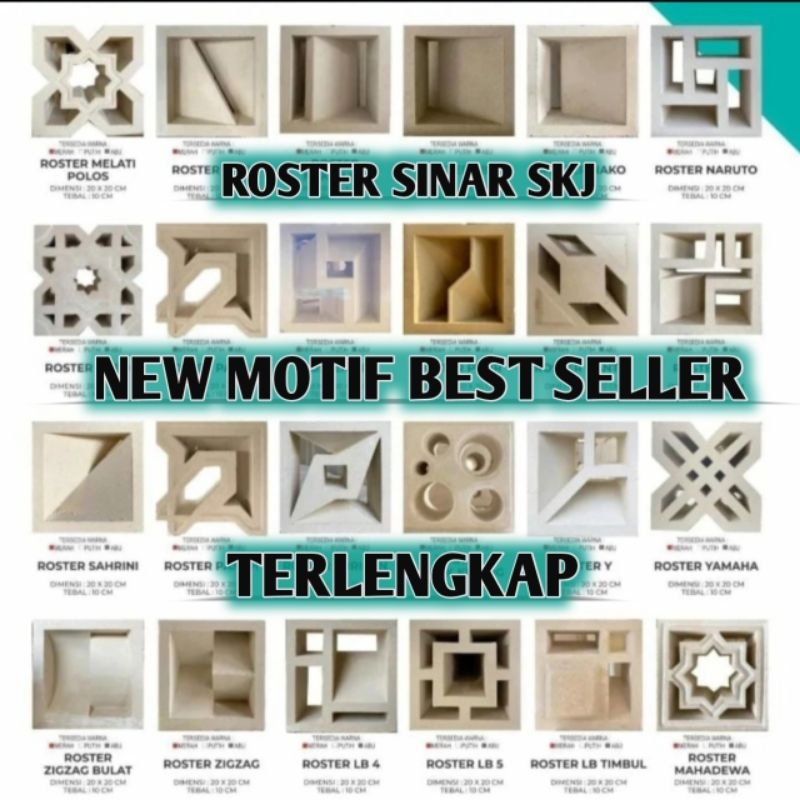 Jual Roster beton minimalis/ roster beton/roster minimalis/roster beton ...