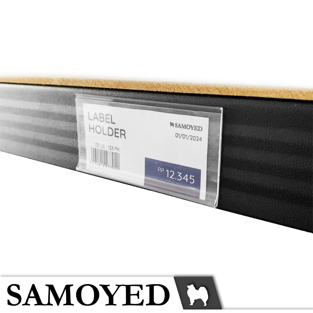 Jual SAMOYED LBHL-BT Tempat Label Produk / Harga / Shelf Price Tag ...