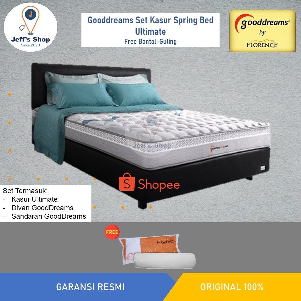 Jual Gooddreams Set Kasur Spring Bed Ultimate | Shopee Indonesia
