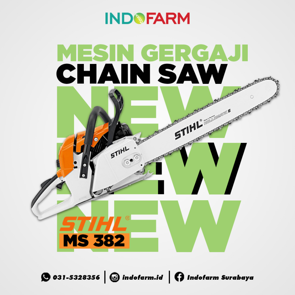 Jual Gergaji Mesin (Chainsaw) STIHL MS382 - 25 Inch | Shopee Indonesia