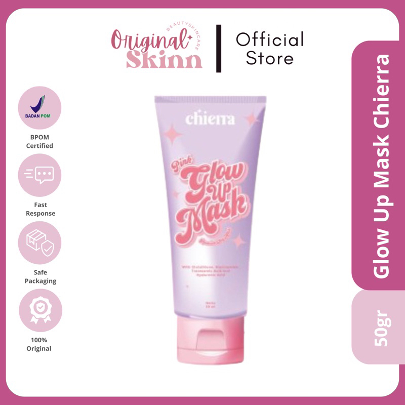 Jual Pink Glow Up Mask by Chierra Beauty Mencerahkan Kulit | Shopee ...