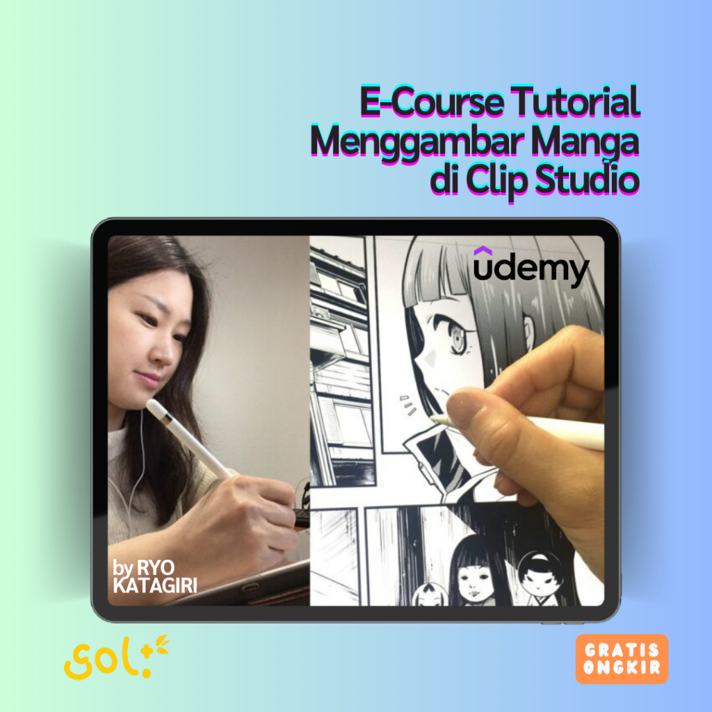 Jual [ECU001] E-course Tutorial Menggambar Manga di Clip Studio ...