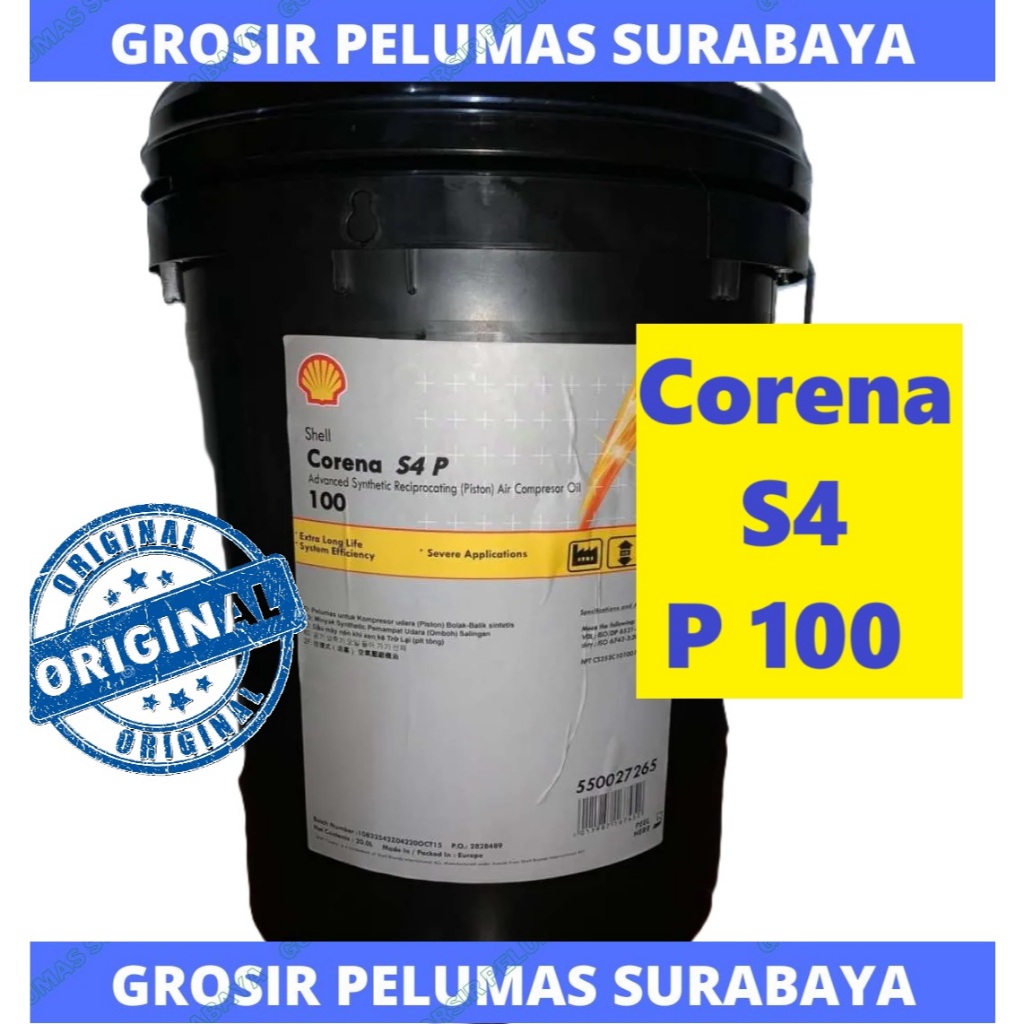 Jual Original Oli Kompresor udara Sintetis Air Compressor Piston oil ...