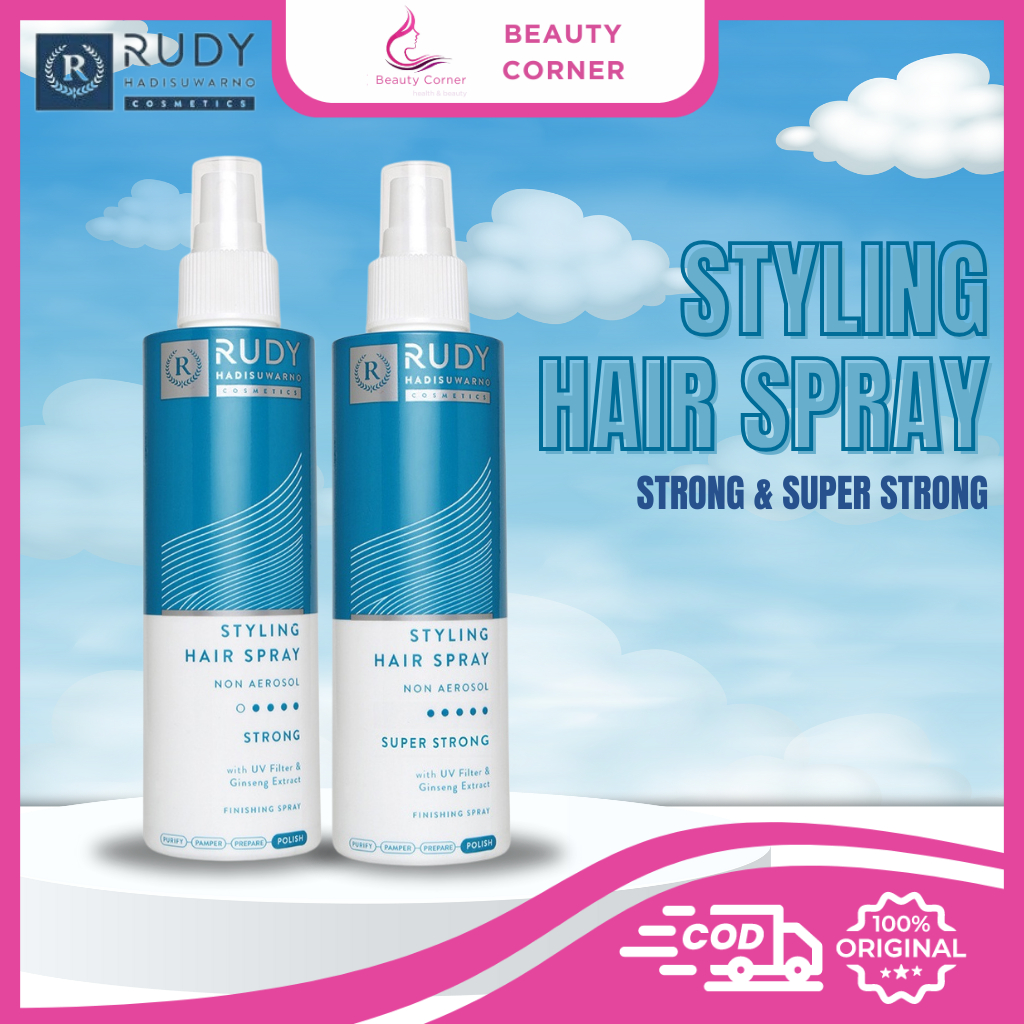 Jual Rudy Hadisuwarno Styling Hair Spray Non Aerosoal (Strong/Super ...