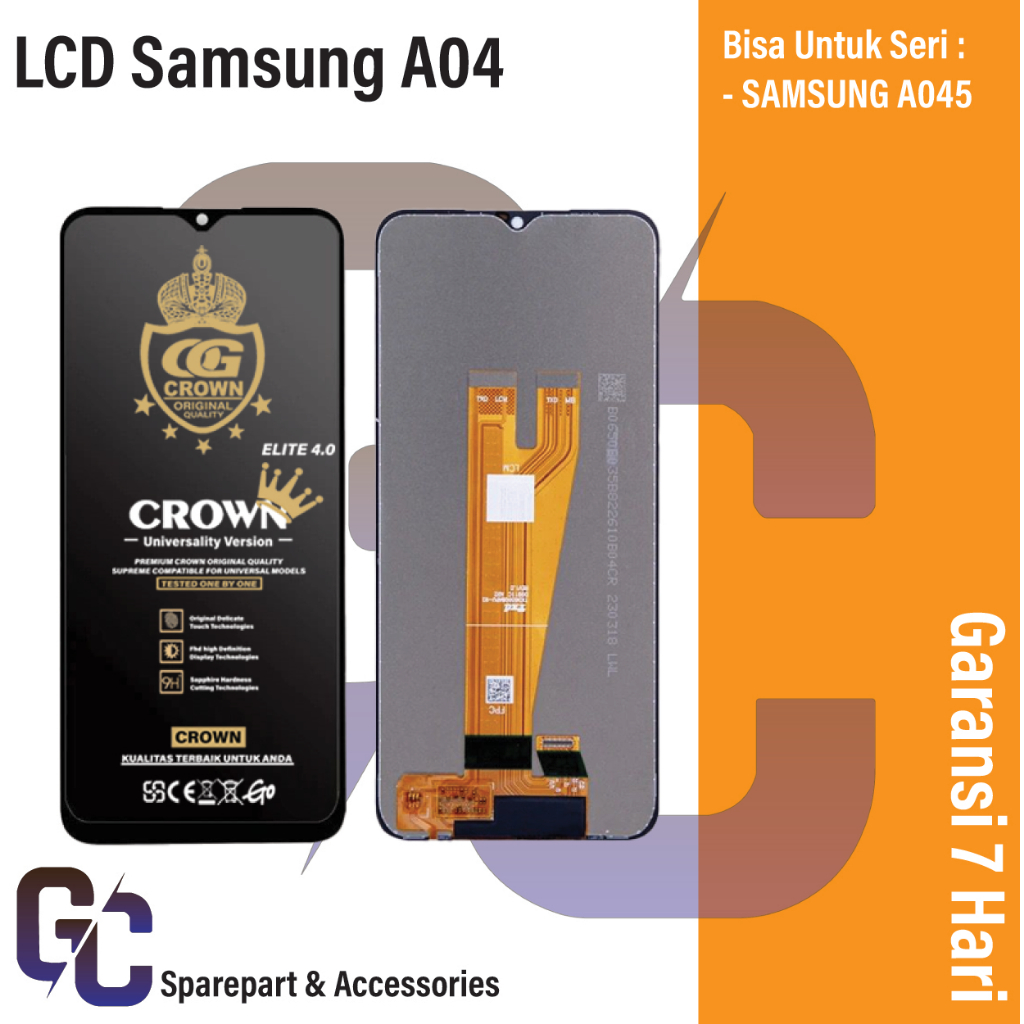 Jual LCD SAM A04 / A045 / A045F LCD TF FULLSET TOUCHSCREEN | Shopee ...
