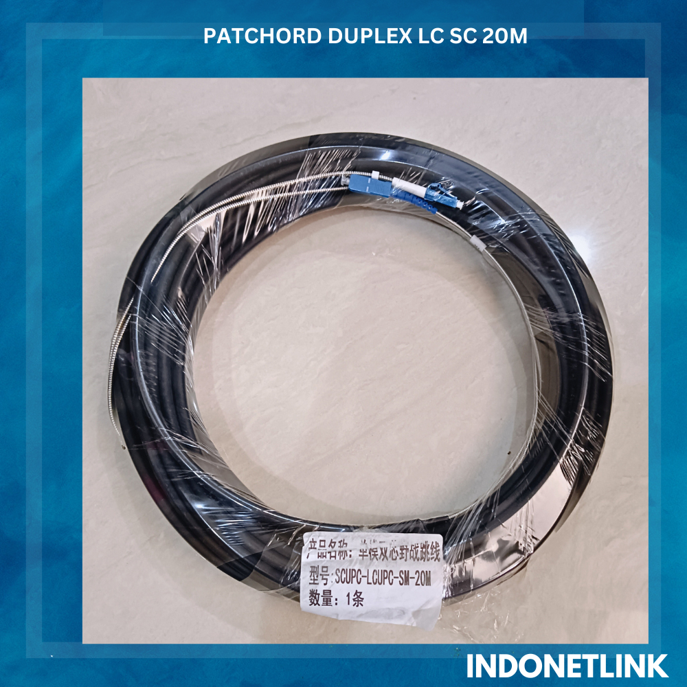 Jual Kabel Fiber Optic 2 Core LC UPC to SC UPC Duplex 20 Meter | Shopee ...