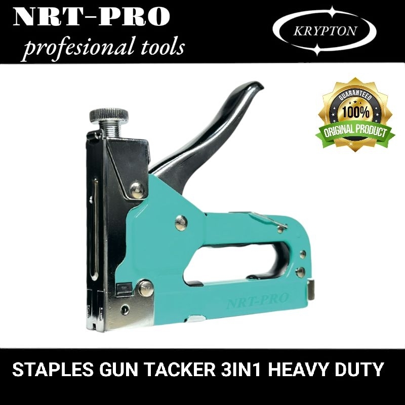 Jual NRT-PRO staples gun tacker 3in1 heavy duty jaminan asli original ...