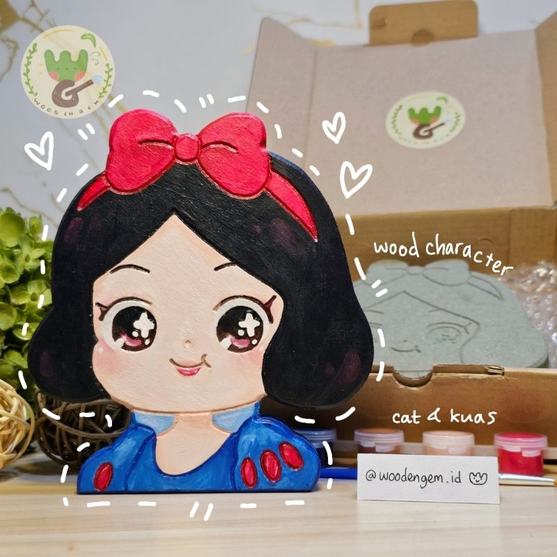 Jual DIY Wood Character Painting Melukis Mainan Edukatif Anak Hampers ...