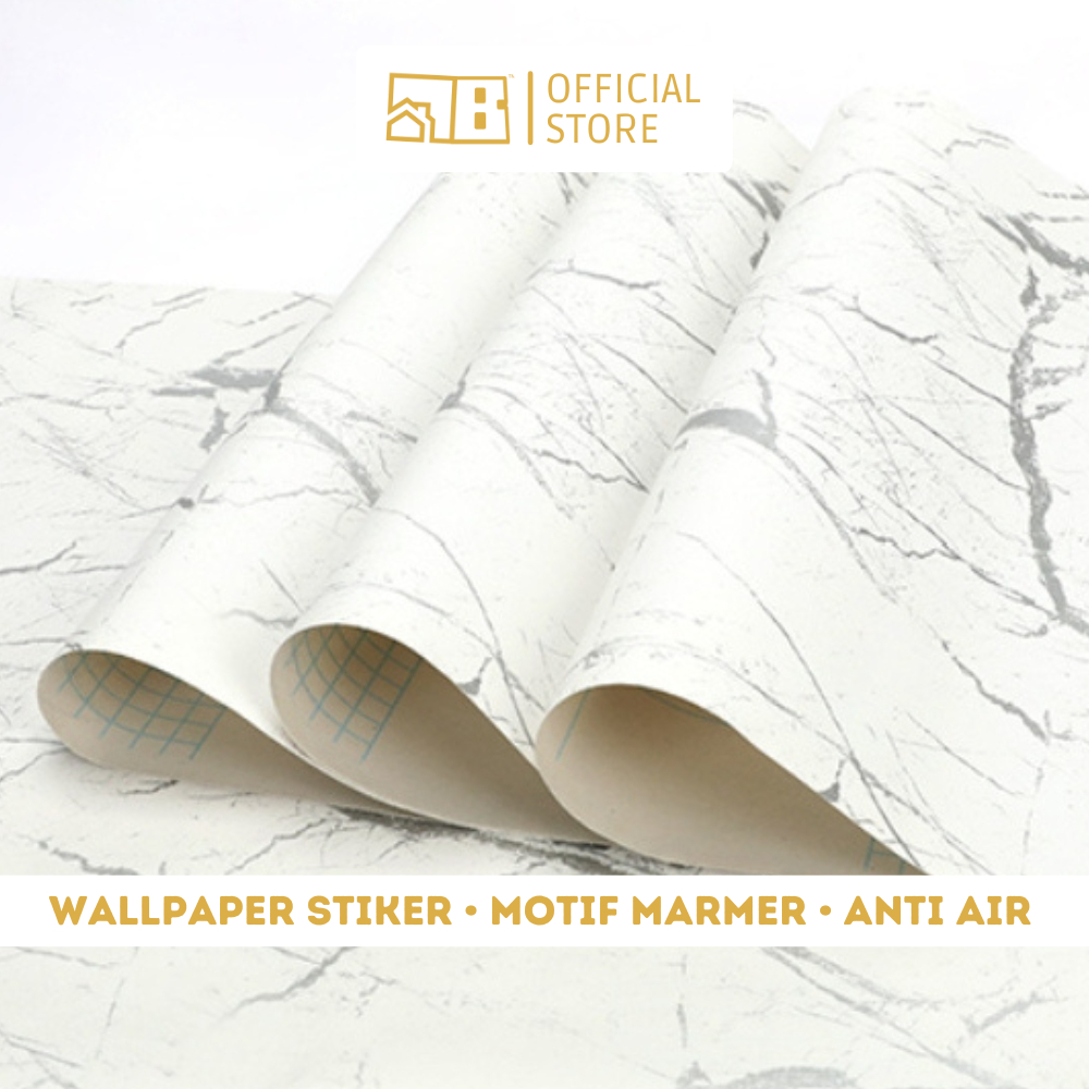 Jual [12 Motif] Wallpaper Sticker Dinding Motif Marmer 8m x 45cm *Tidak