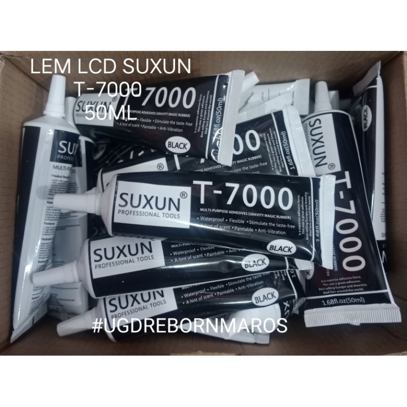 Jual LEM TOUCH LCD SUXUN T7000 BlACK 50ML | Shopee Indonesia