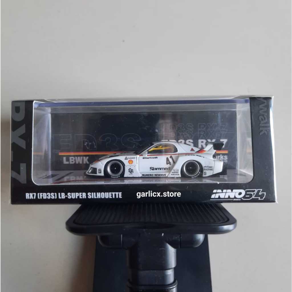Jual INNO64 LBWK RX7 (FD3S) LB-SUPER SILHOUETTE (WHITE) | Shopee Indonesia