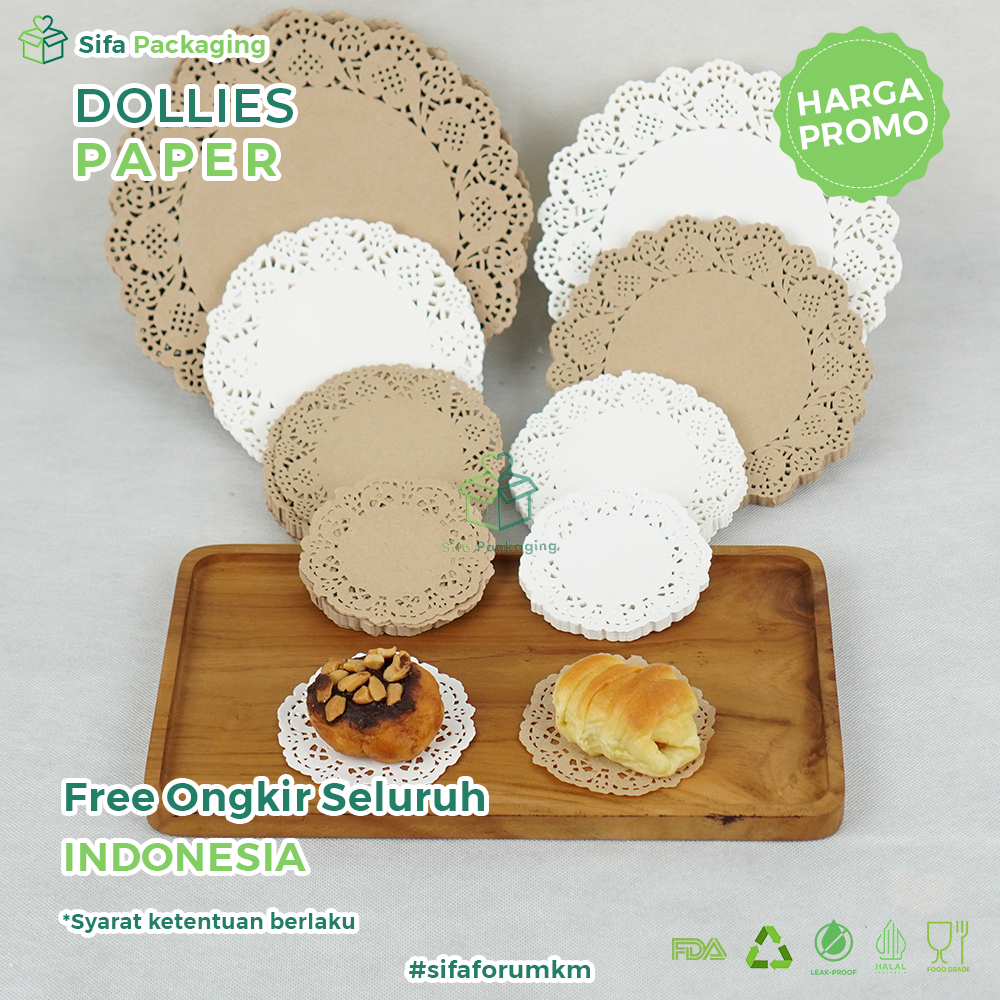 Jual Kertas Tatakan Toples Kertas Renda Alas Kue Paper Dollies Dolly ...