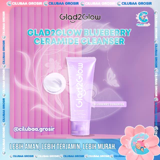 GLAD2GLOW Blueberry Ceramide Low pH Gel Cleanser 70ml || Glad2Glow Face Wash Facial Cleanser
