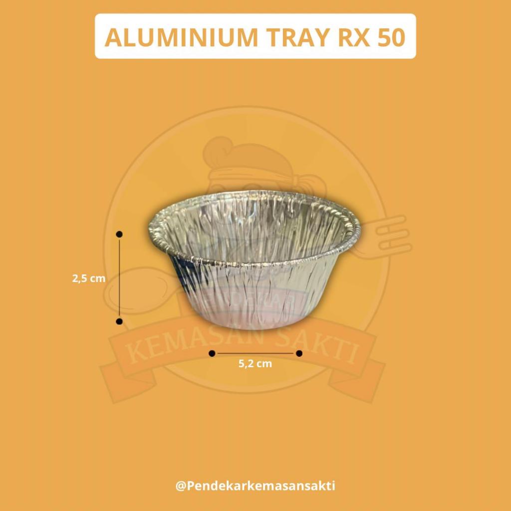 Jual Cup Alumunium Foil Tray Bulat / Alumunium foil RX 50 / Cup Sambal ...