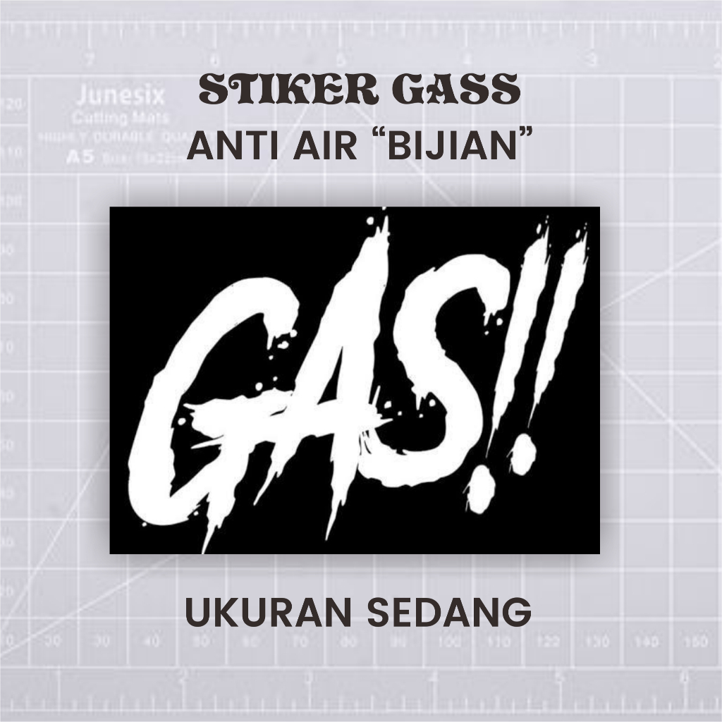 Jual STIKER GASS RACING VIRAL ANTI AIR JUAL BIJIAN / STIKER VIRAL ...