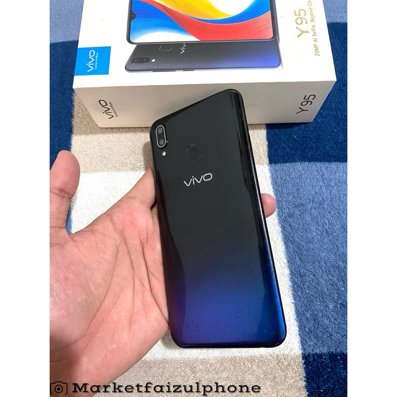 Jual VIVO Y95 4/32 ORIGINAL 4G LTE HANDPHONE ANDROID SECOND MURAH ...