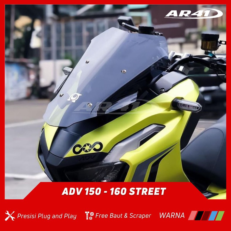 Jual Windshield Visor ADV 150 cc. Visor ADV 160 cc. Visor Adv STREET V2 ...