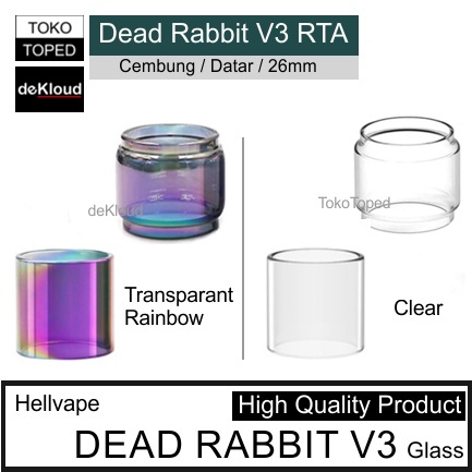 Jual Dead Rabbit v3 RTA Replacement Glass | kaca tabung pengganti ...