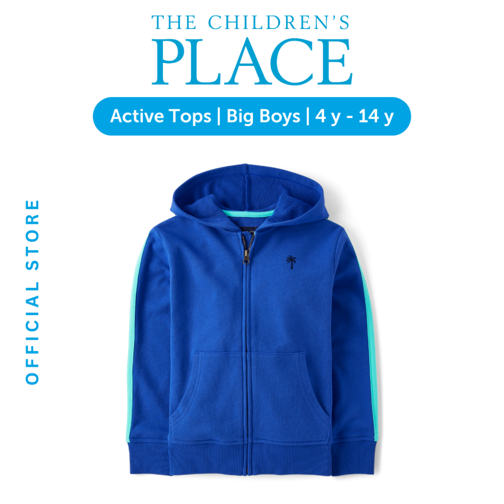Boys Fleece Zip Up Hoodie Jaket Anak Laki