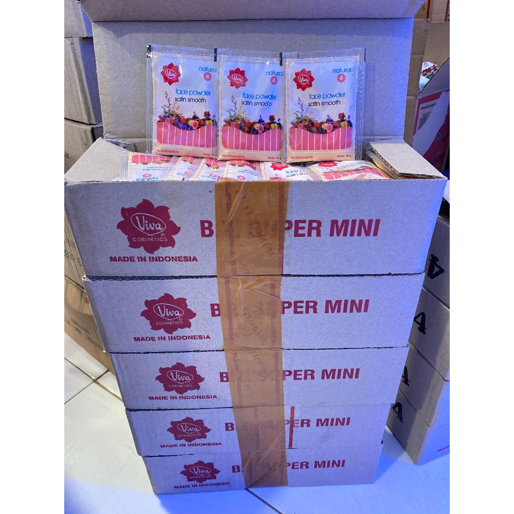 Jual (1 BOX) Viva Bedak Tabur Zak Super Mini Sachet 10gr / 15gr / 25gr ...
