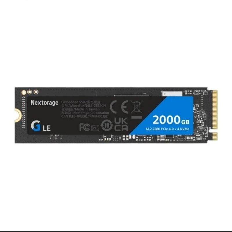 Jual Nextorage G-LE Internal SSD M2 NVme 2TB SSD 2 TB NVME | Shopee ...