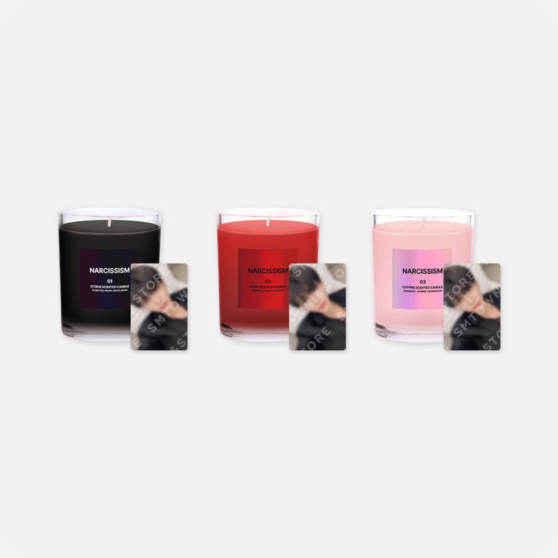 Jual [PRE ORDER] MD CANDLE + PHOTOCARD NARCISSISM EXHIBITION