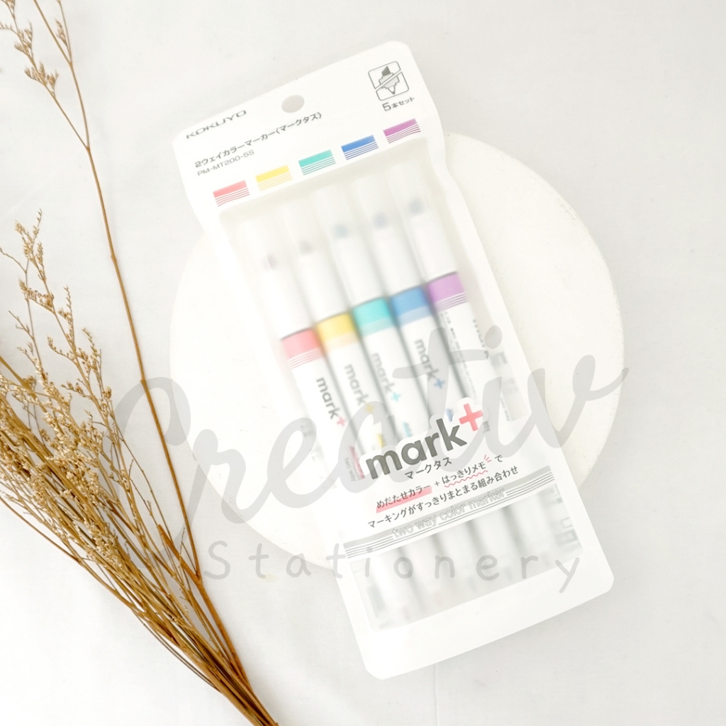 Jual Kokuyo Highlighter Double Side Mark+ Mt200 Penanda | Shopee Indonesia