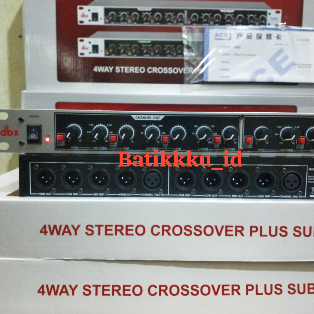 Jual CROSSOVER 224XL Sub 224 XL 4 WAY STEREO + PLUS SUBWOOFER OUTPUT ...