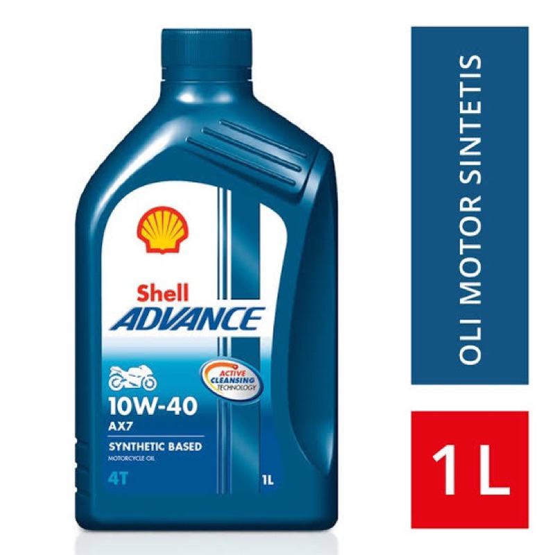 Jual OLI SHELL AX7 ORIGINAL SHELL AX7 MATIC 0,8L 1L SHELL AX7 4T 0,8 1L ...
