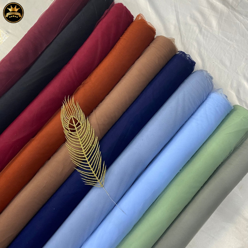 Jual Kain Soft Tile Tulle Premium SUPER Silk Polos Meteran Gaun ...