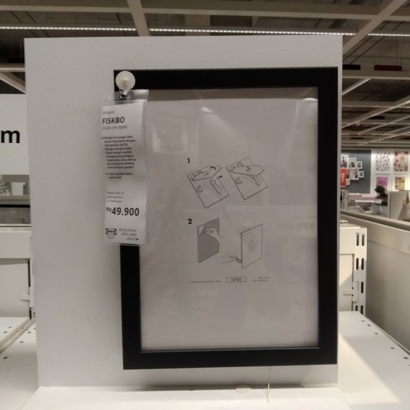 Jual Fiskbo Bingkai foto frame Pigura folio A4 1pc 21X30Cm | Shopee ...